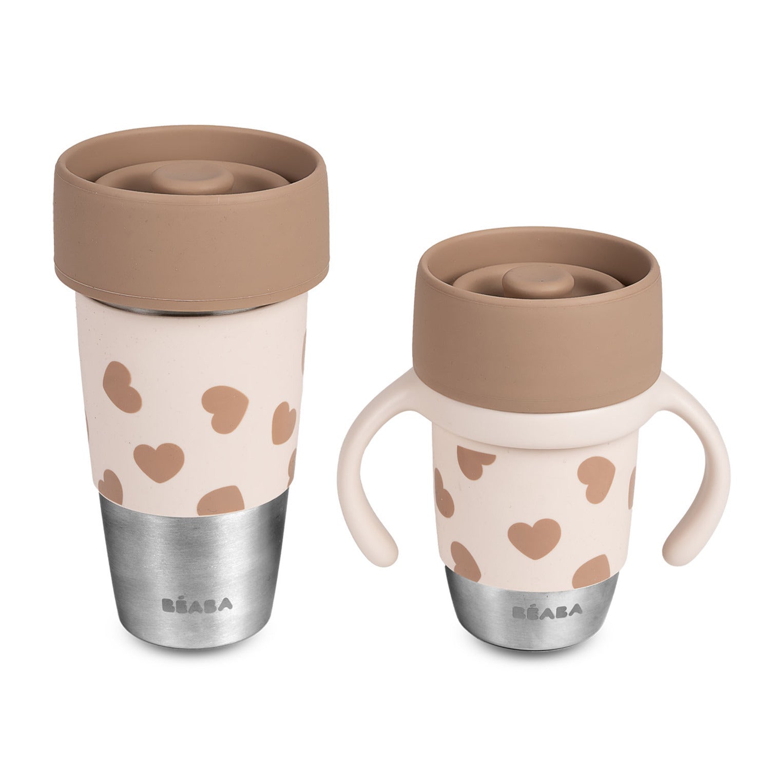 Mini & Me Click & Drink 不鏽鋼 360° 學習杯 240ml/480ml Big Love