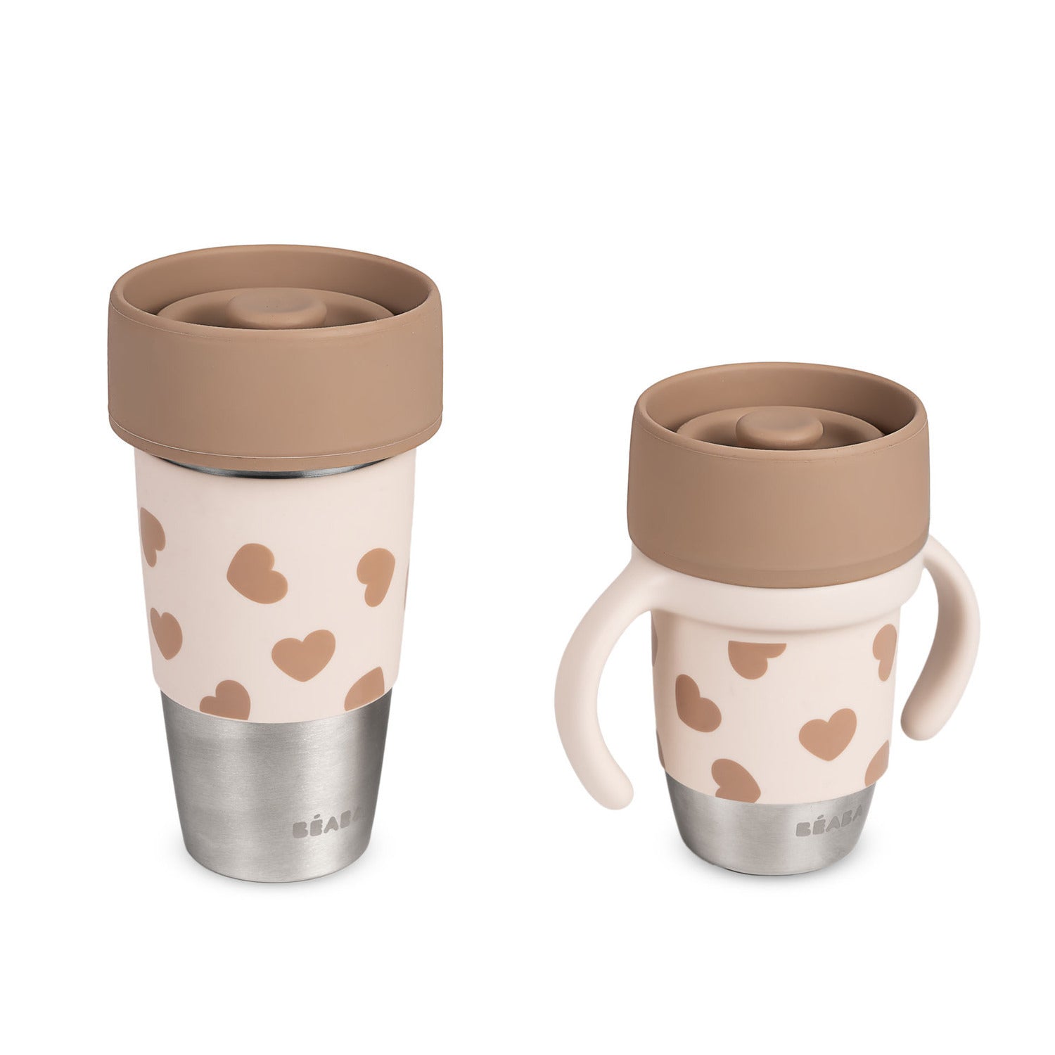 Mini & Me Click & Drink 不鏽鋼 360° 學習杯 240ml/480ml  Big Love