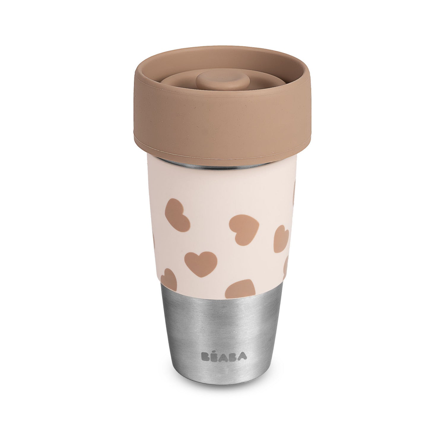 Mini & Me Click & Drink 不鏽鋼 360° 學習杯 240ml/480ml  Big Love